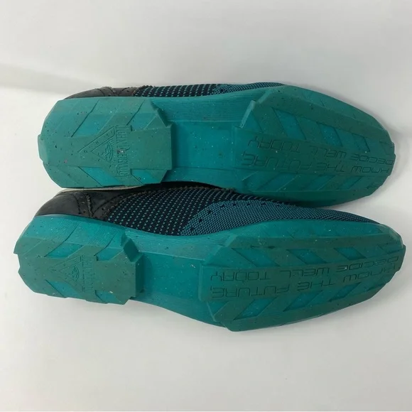 JOHN FLUEVOG Future Orbit Brogue Round Toe WingtipShoes 10 Teal Derby